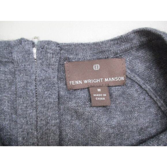 Fenn Wright Manson Sweater Women Medium Angora Blend Stripe Color Block Neutral - Picture 9 of 10